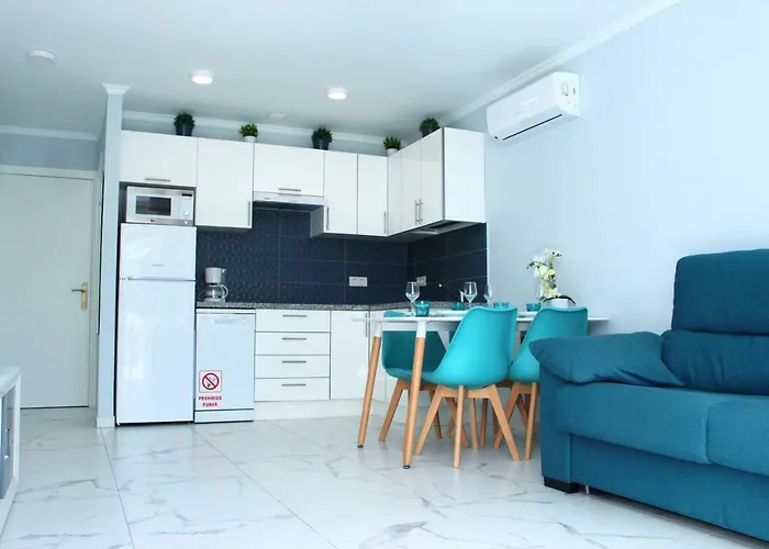 Aircon Americas 2min Off A 1 Bedrm Wifi Lägenhet Playa de las Americas (Tenerife)