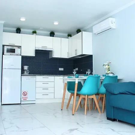 Aircon Americas 2min Off A 1 Bedrm Wifi Apartment Playa de las Americas (Tenerife)